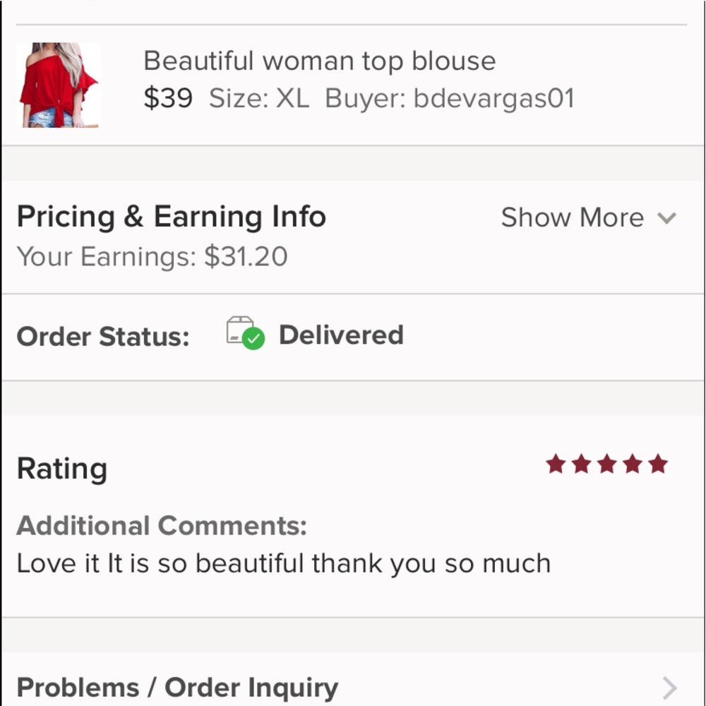 Beautiful Woman Top Blouse - image 7